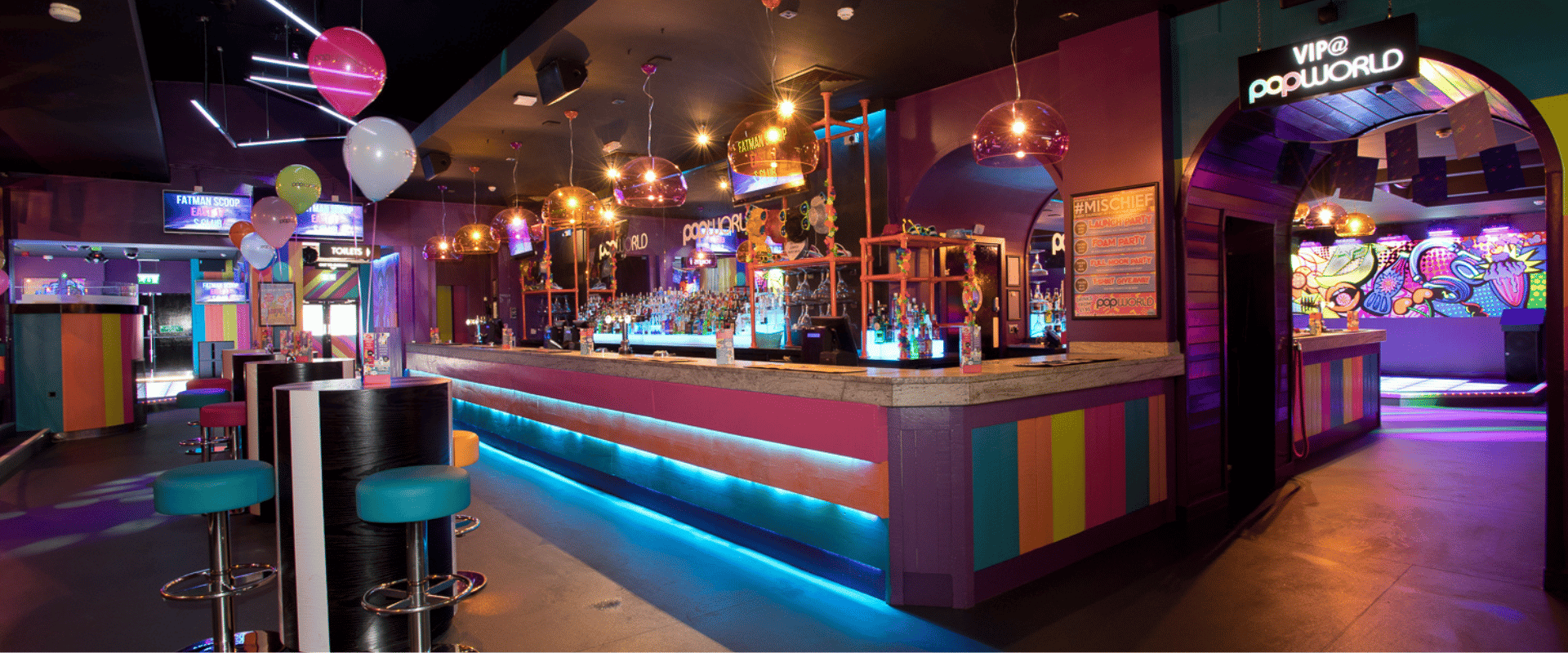 Bar at Popworld Solihull