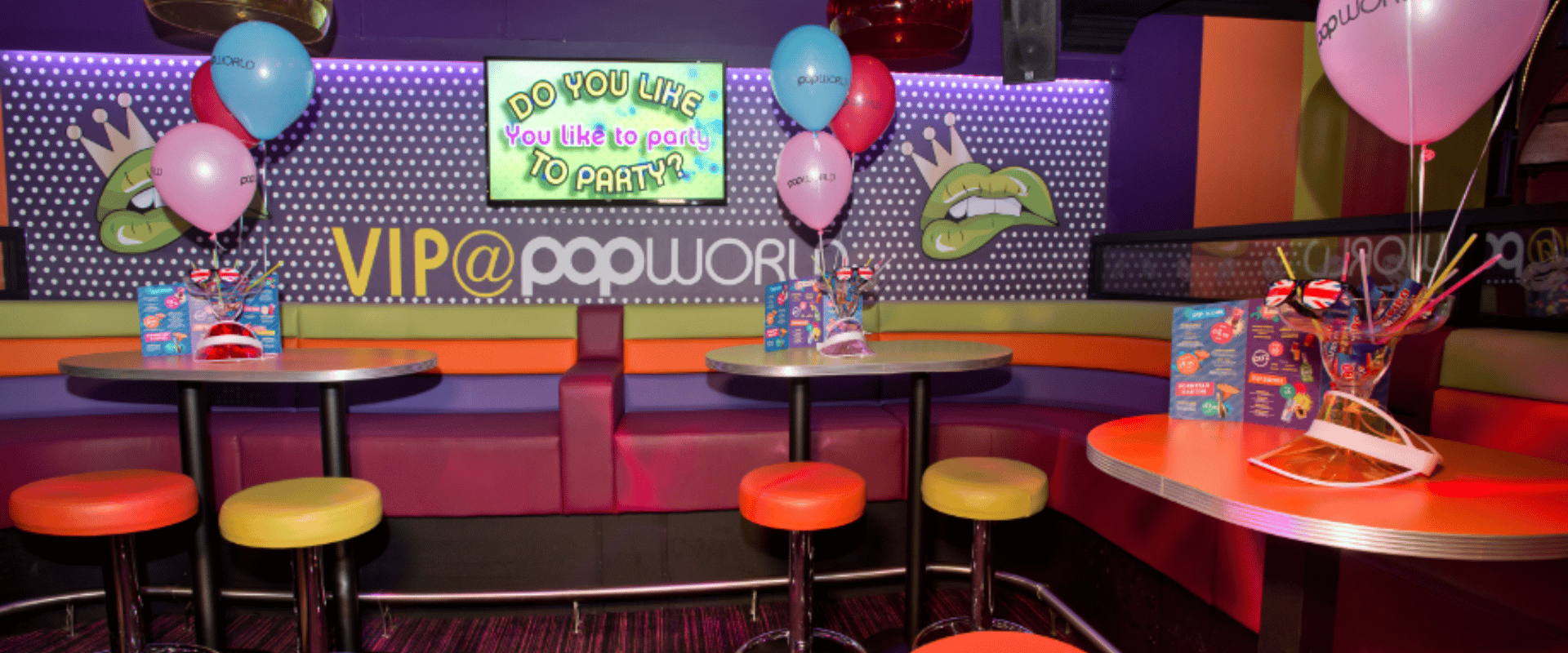 VIP area of Popworld Norwich