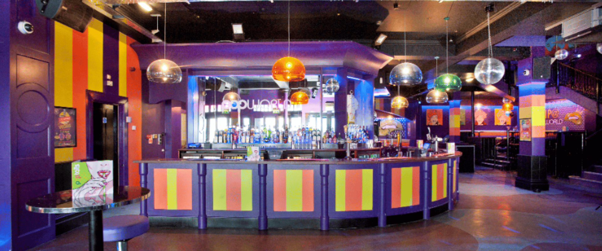Bar at Popworld Blackpool