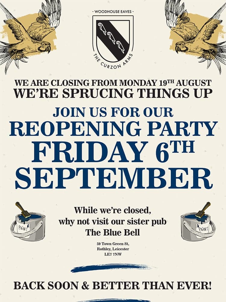 The Curzon Arms Big Spruce Up