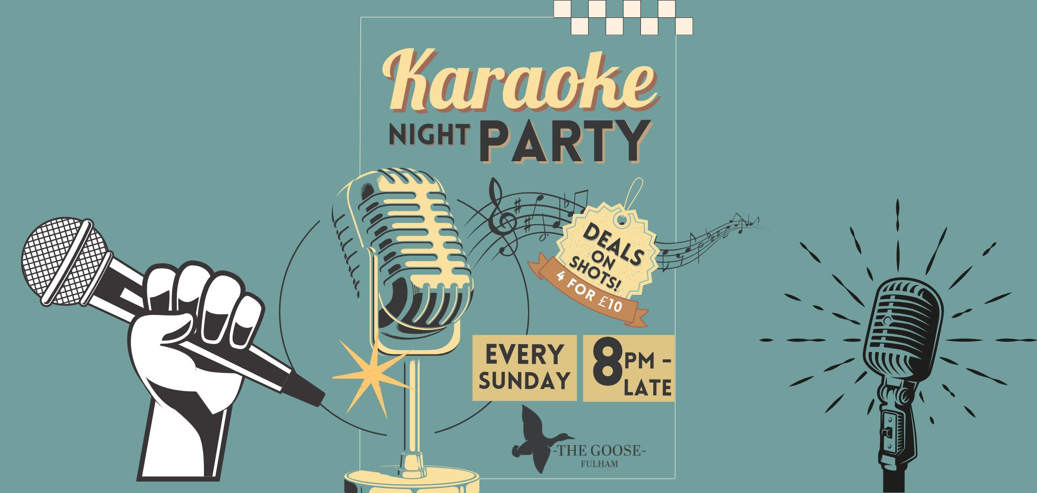 Sunday Karaoke Night! 