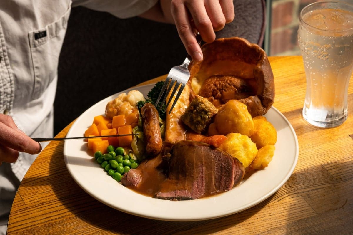 Carvery + bottomless soft drink