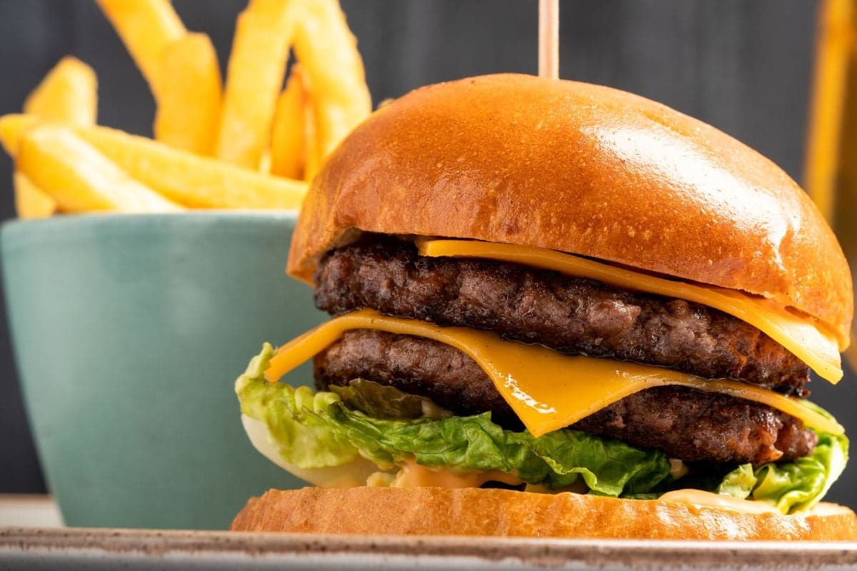 Burger + bottomless soft drink