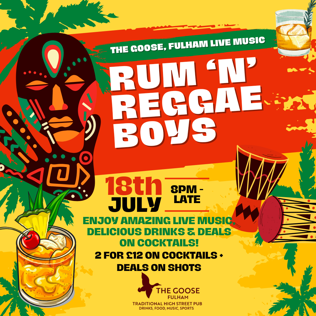 Rum 'n' Reggae Boys perform LIVE at The Goose!