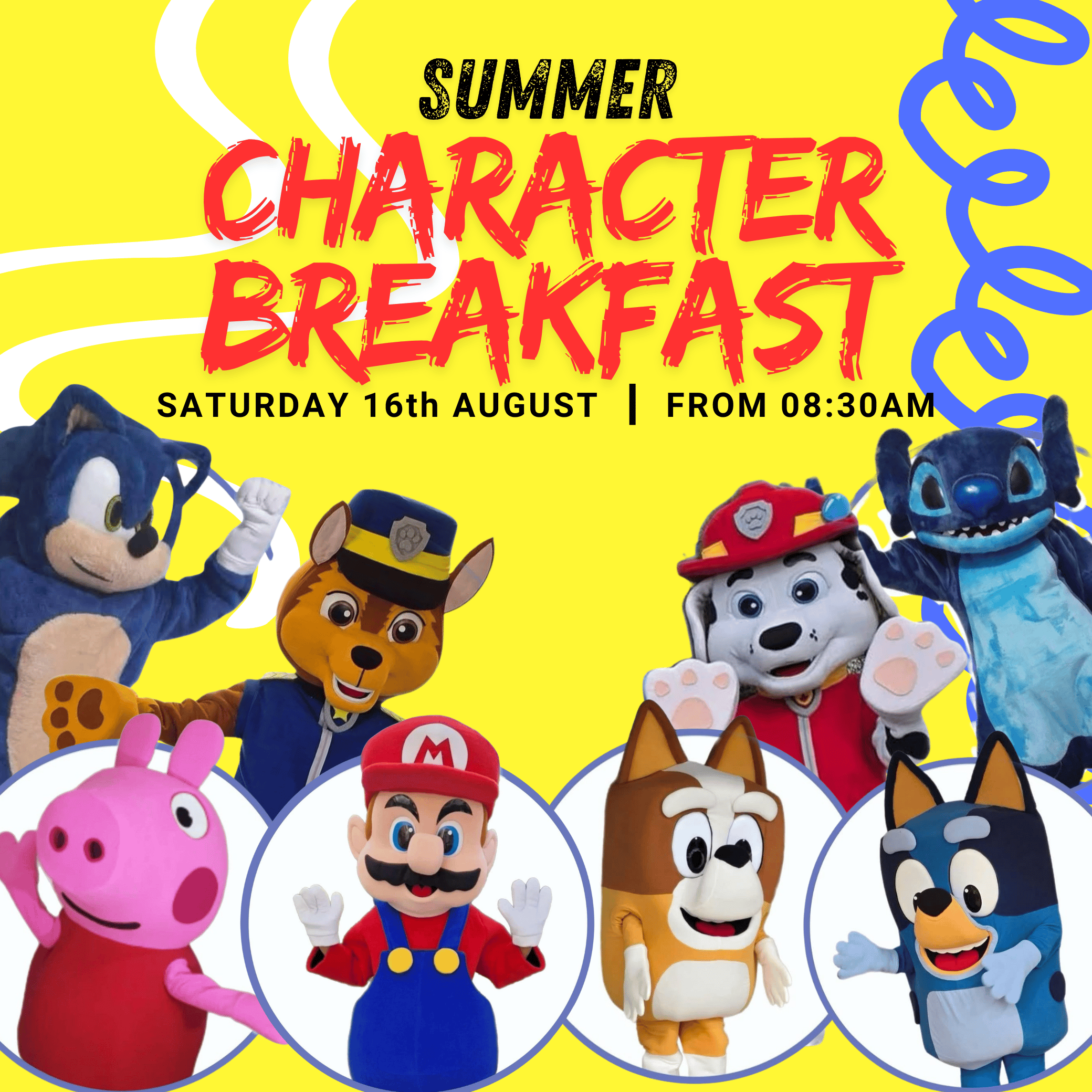 Summer Character Breakfast