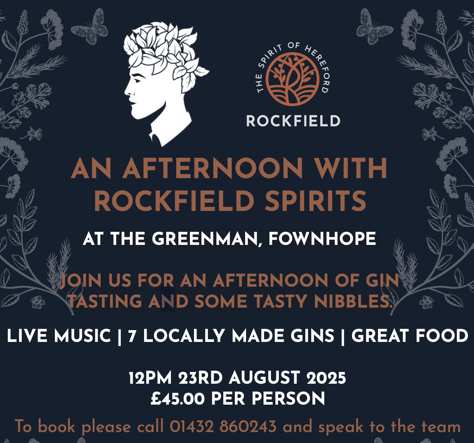 Rockfield Gin Tasting