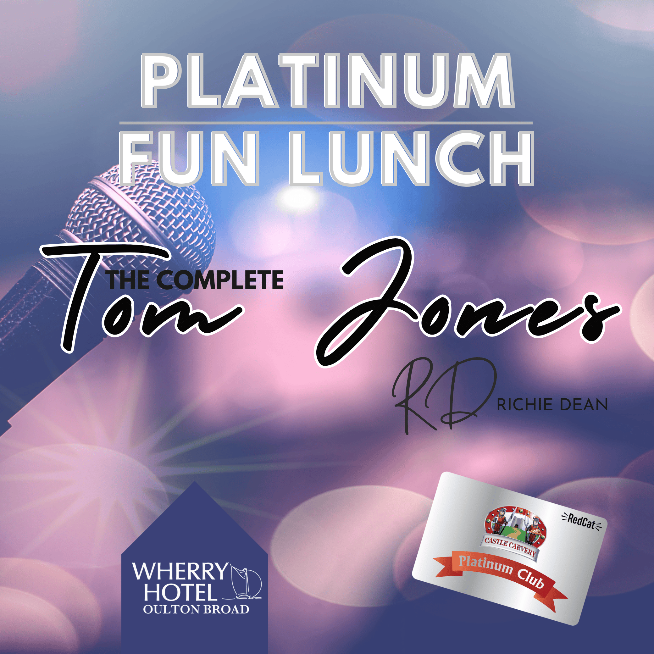 Platinum Fun Lunch - Tom Jones Tribute