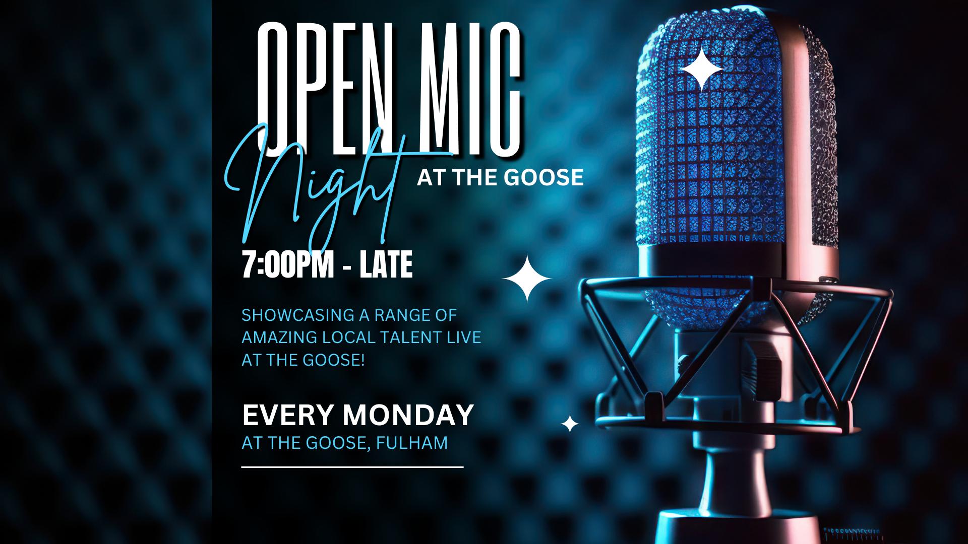 Open Mic/Open Band Monday!