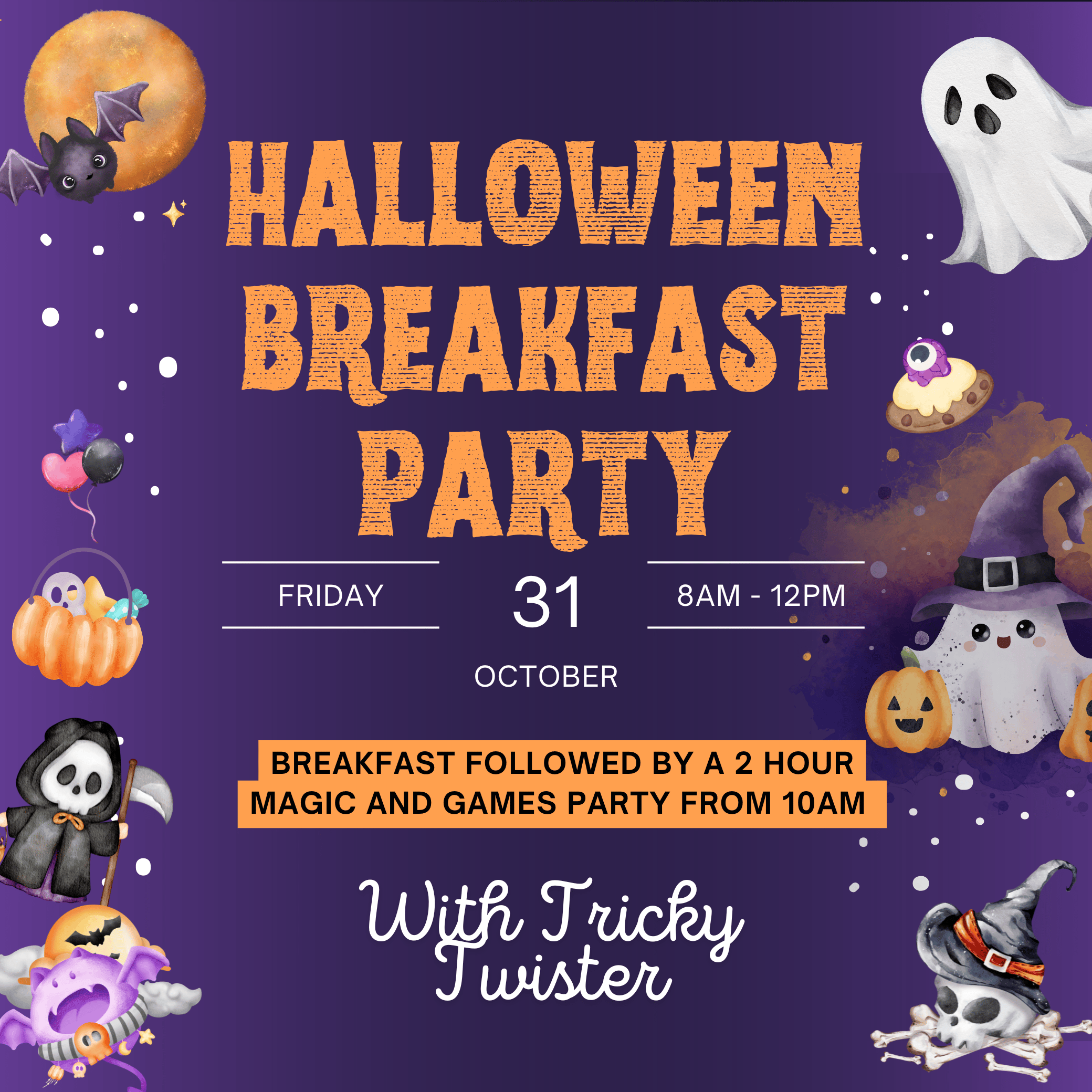 Halloween Breakfast Party 