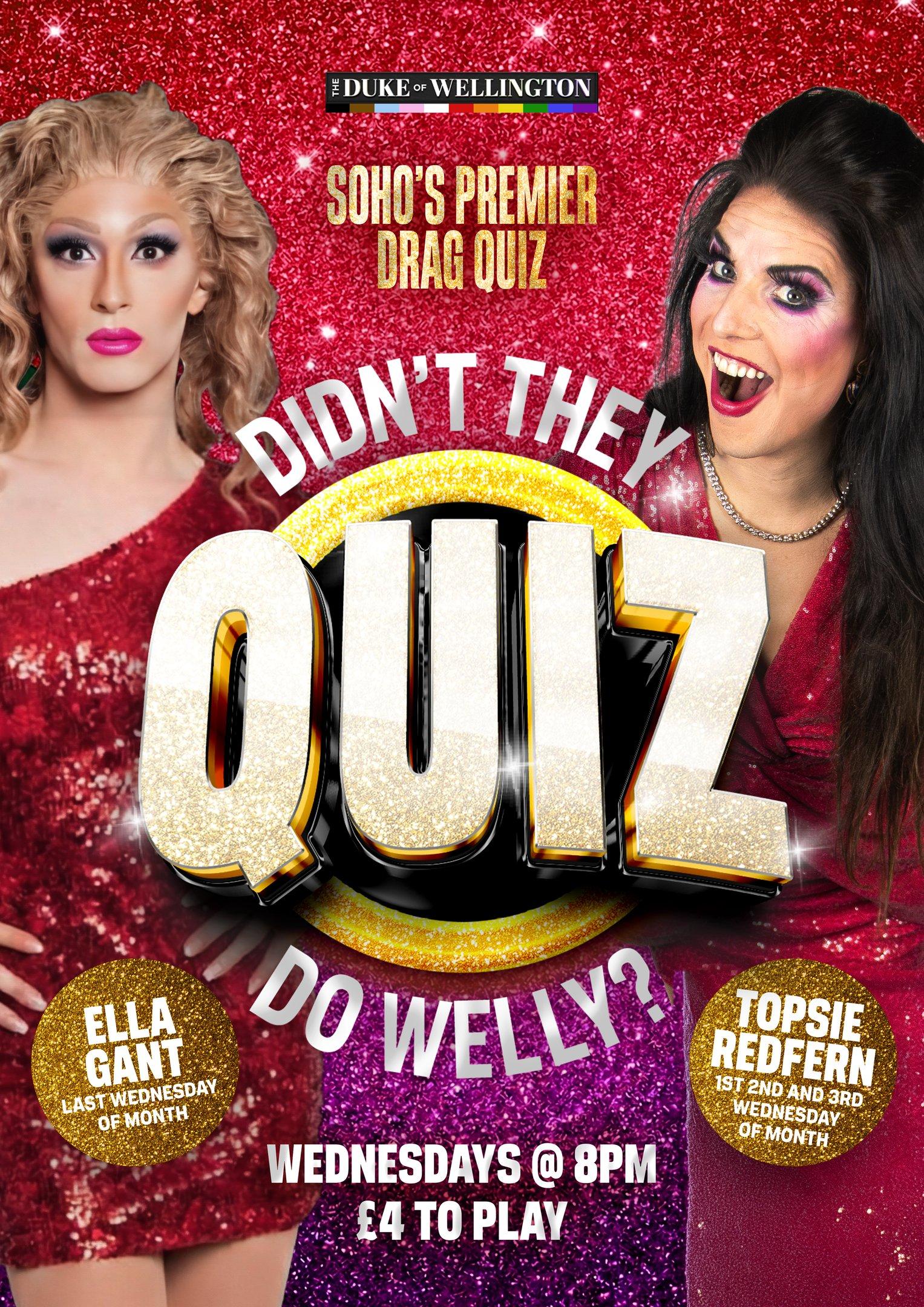 Didn't they do Welly Pub quiz
