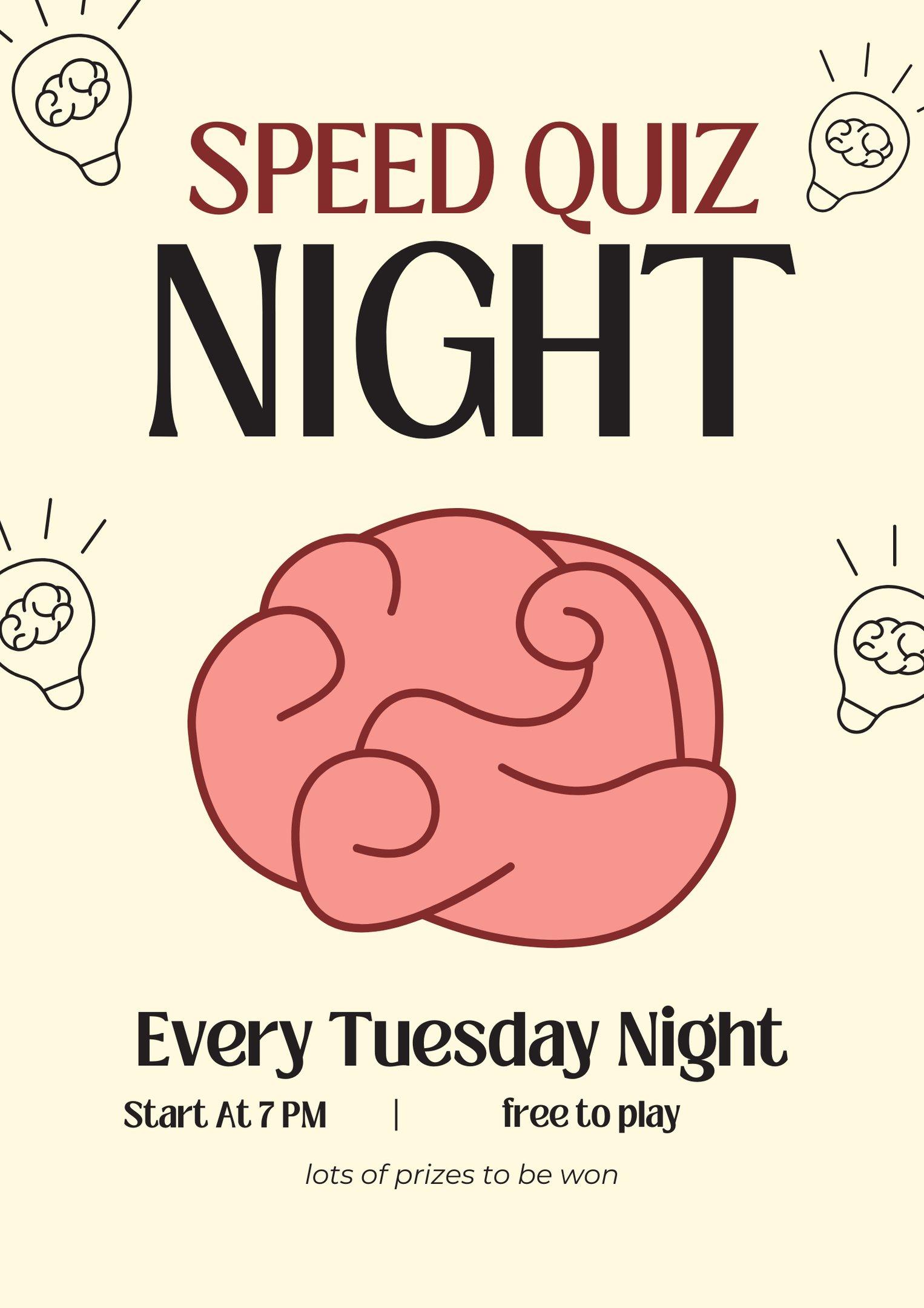 speed quiz