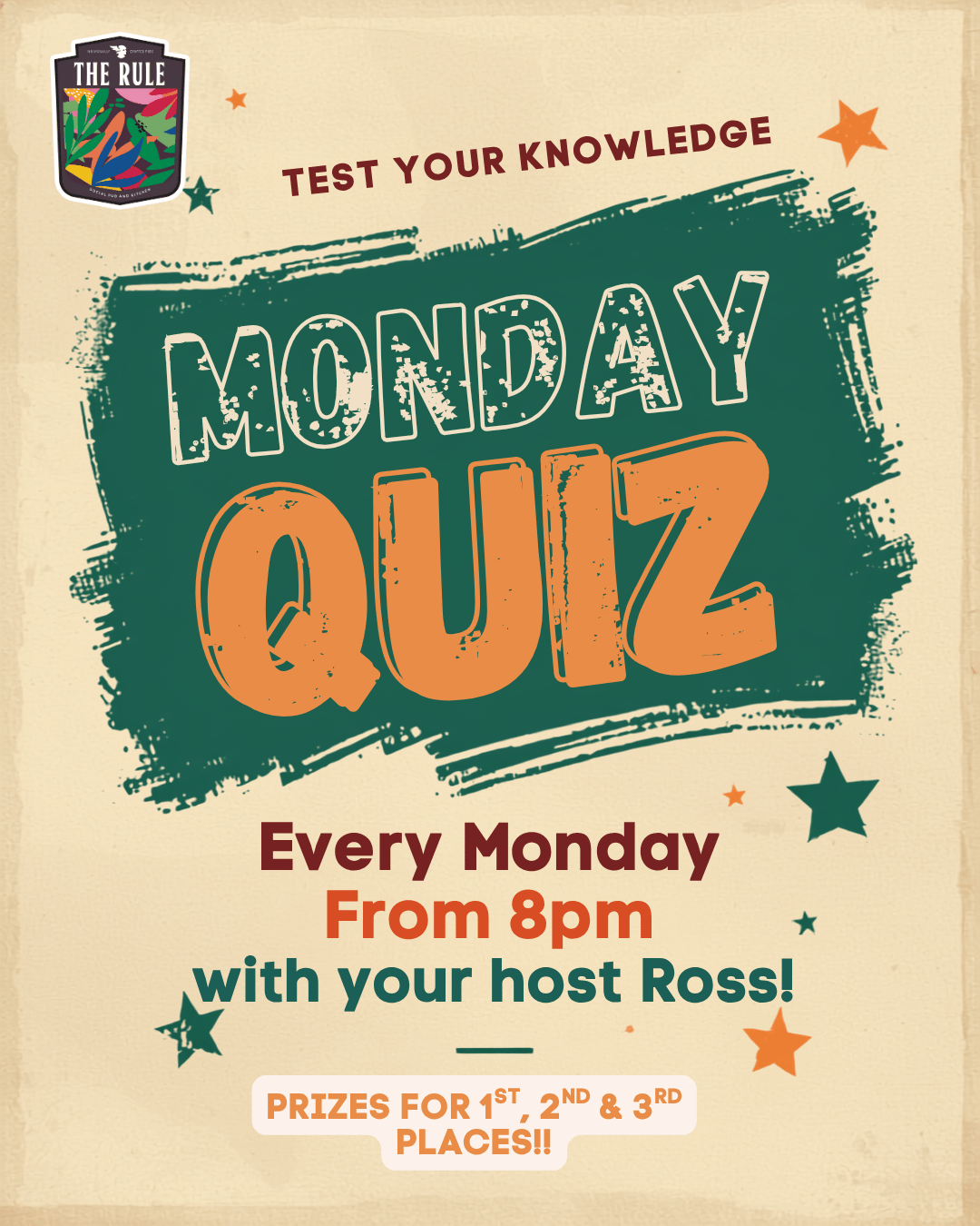 Monday Night Pub Quiz