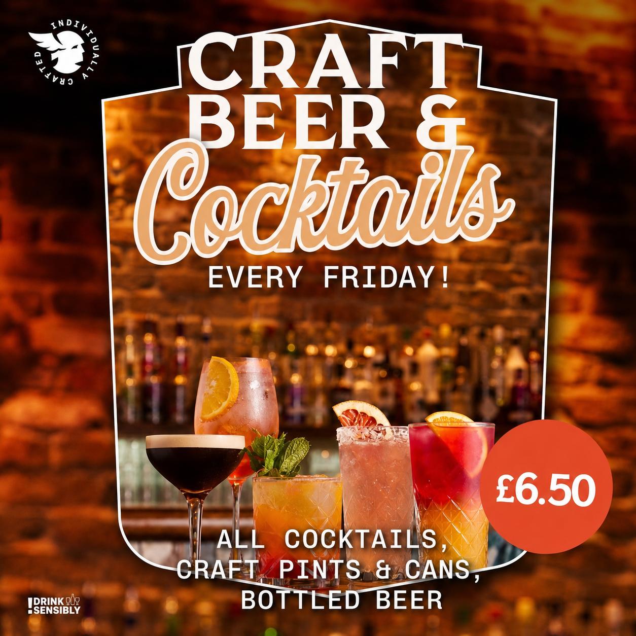 Craft and Cocktails Every Friday