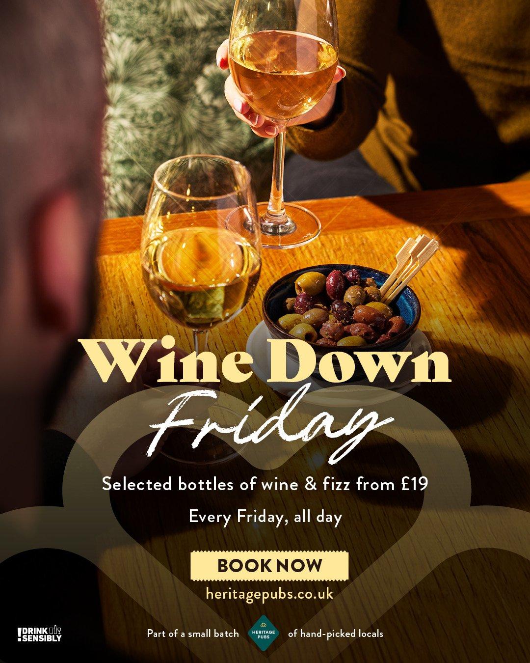 Wine down Fridays