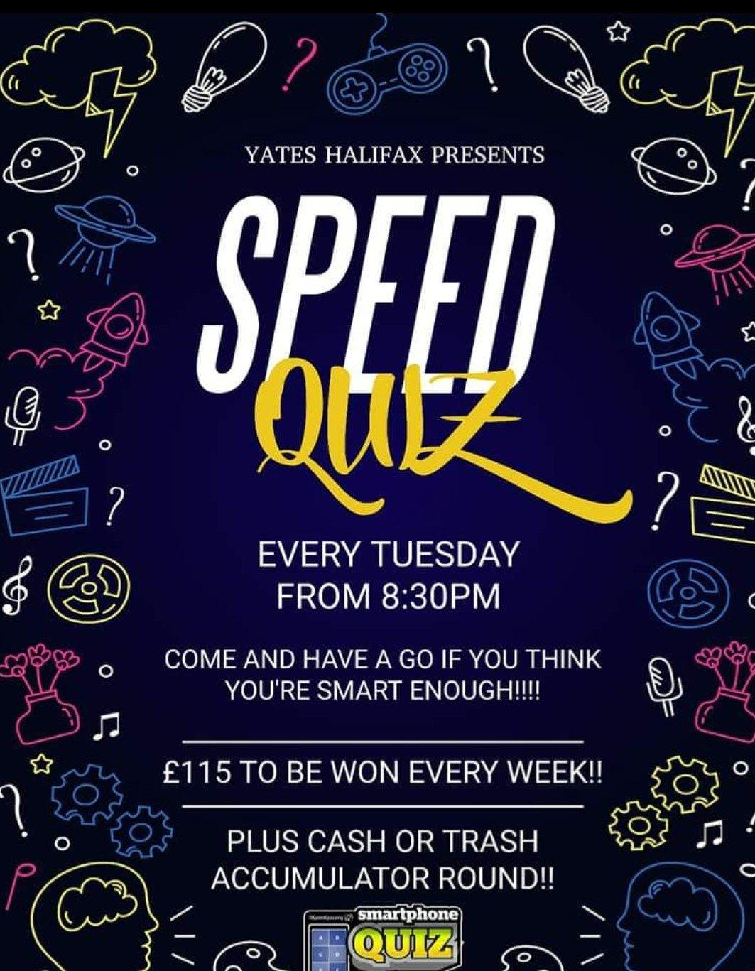 Tuesday Night Speed Quiz