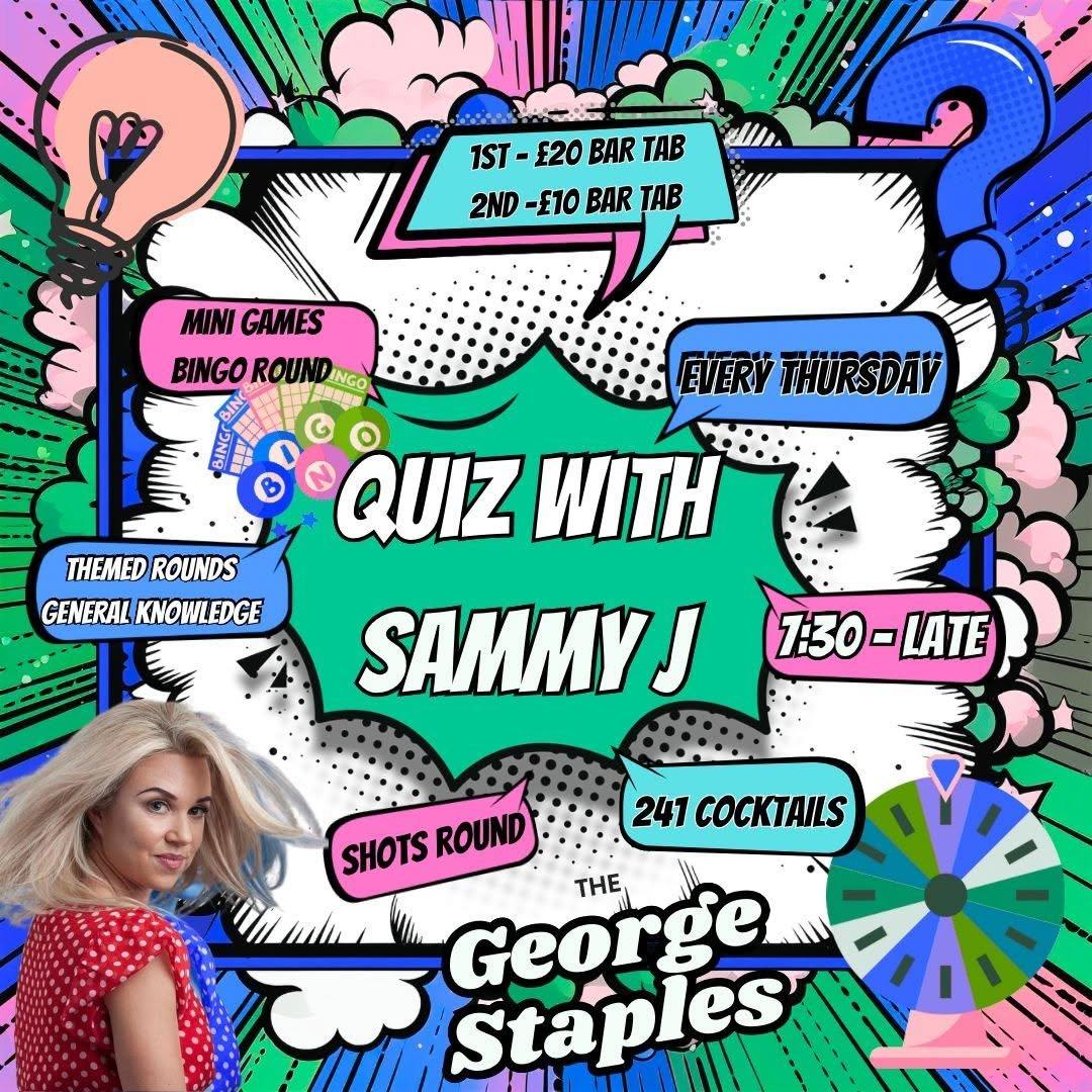 ❓Quiz with our Sammy J