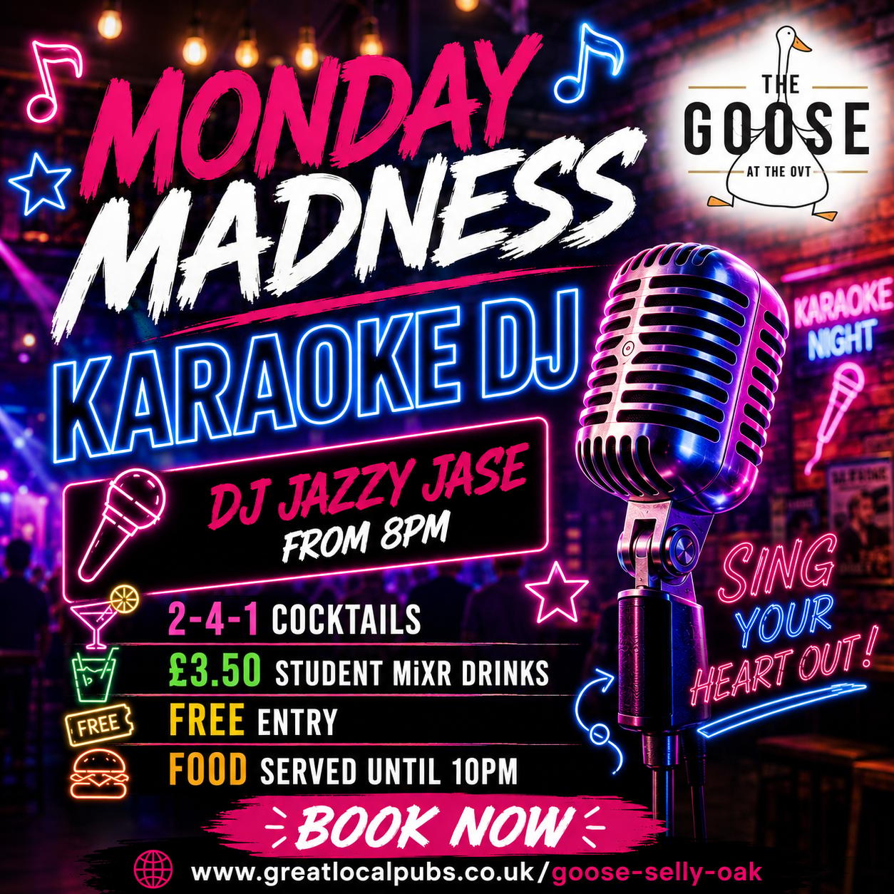 Monday Madness - Karaoke Night