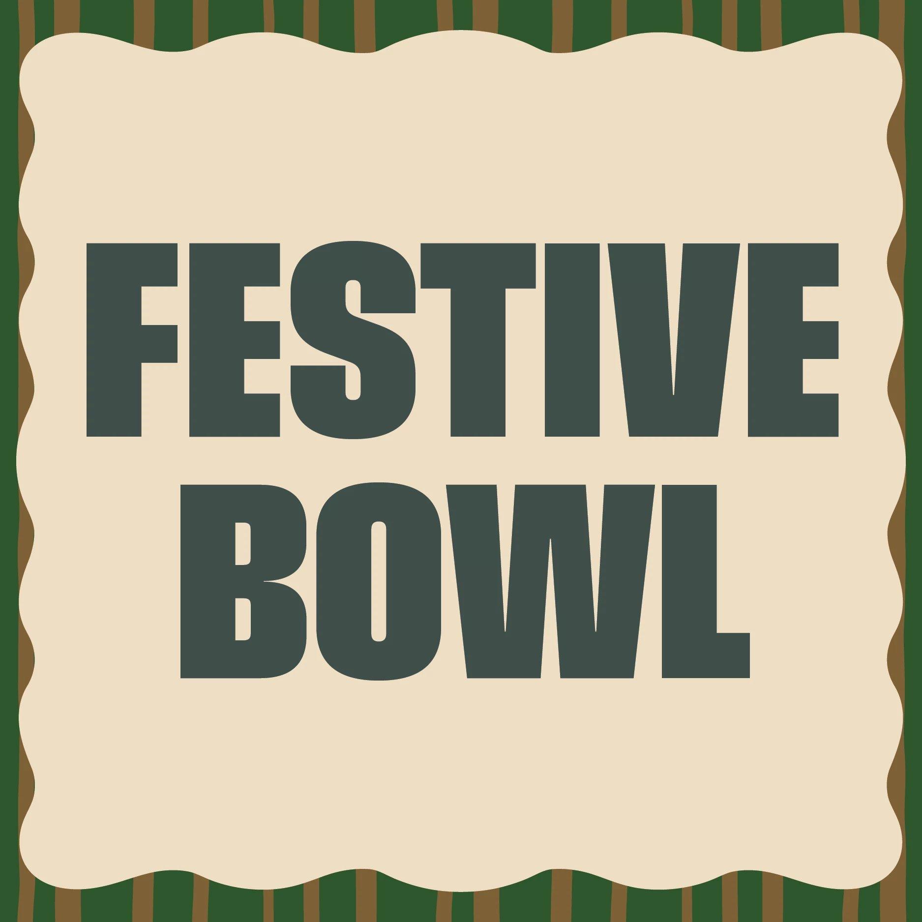 Festive Bowl & Canapes