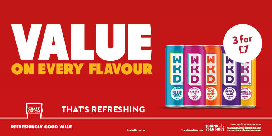 3 WKD's for £7