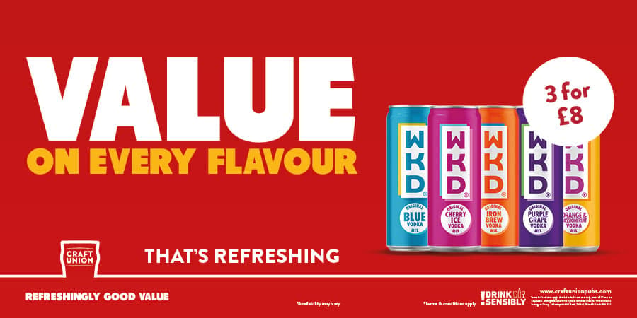 3 WKD's for £8