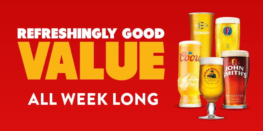 Refreshingly good value all week long at Craft Union