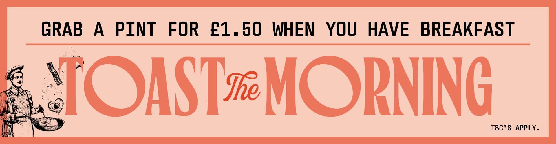Brekkie & a pint deal at Social Pub & Kitchen