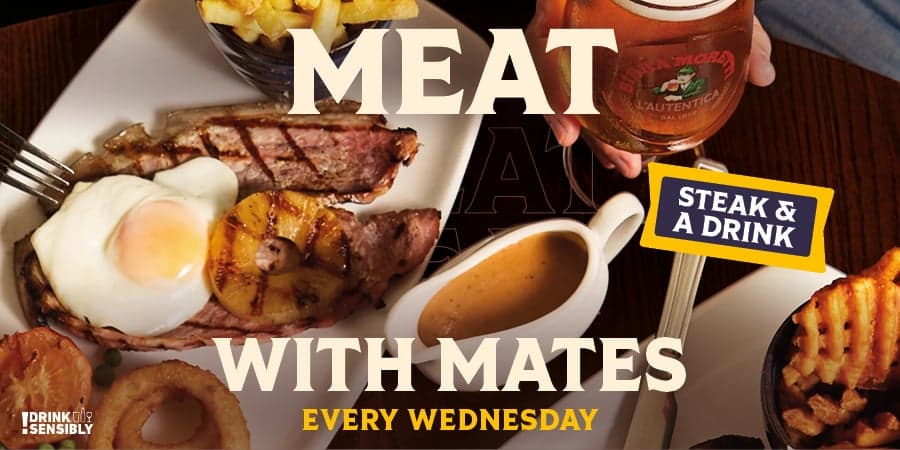 Steak & Drink Offer at Sailors Newquay