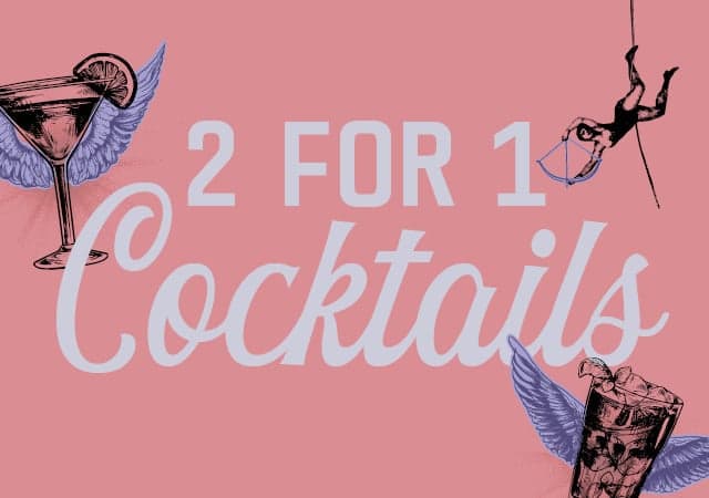 2 for 1 Cocktails at Social Pub & Kitchen