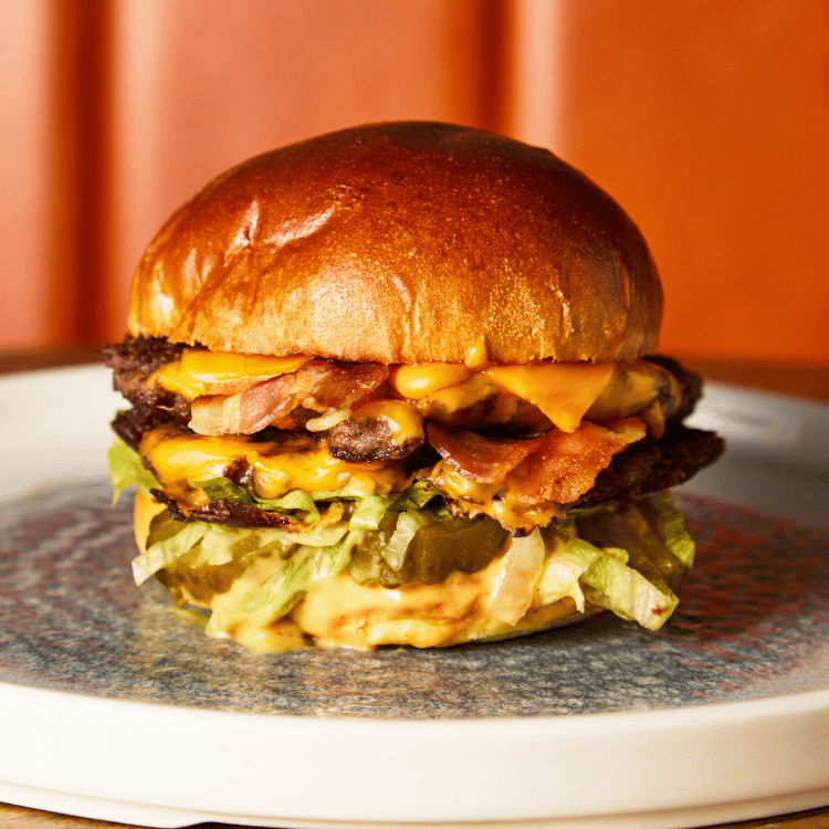 Classic melt burger