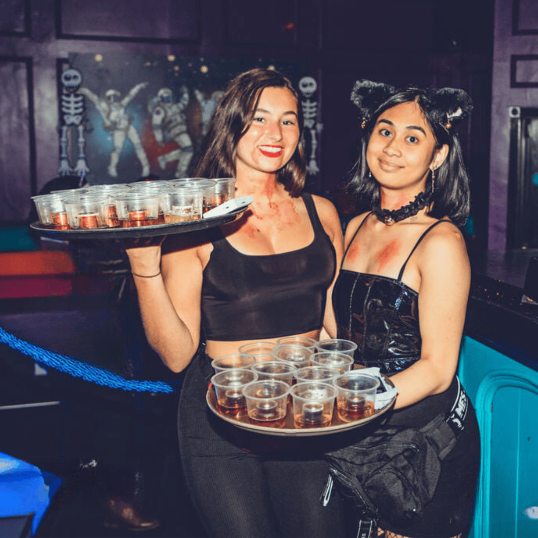 Trays of shots