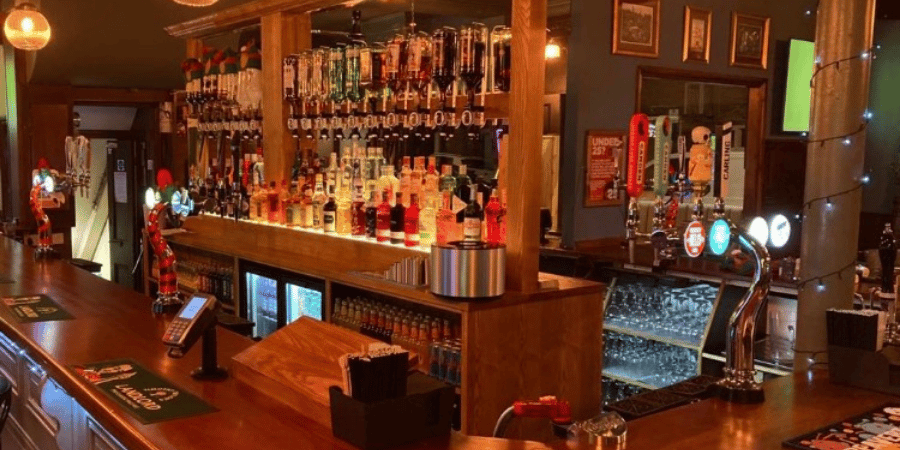 Queen Vic - Back bar