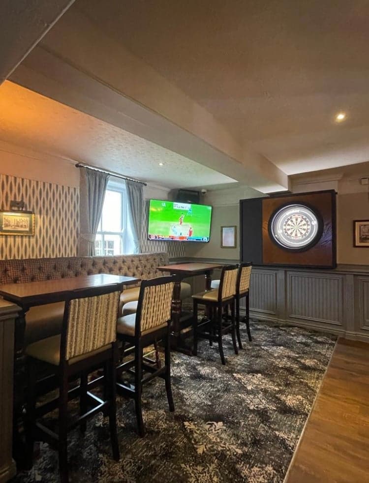Kings Arms - Seating with darts