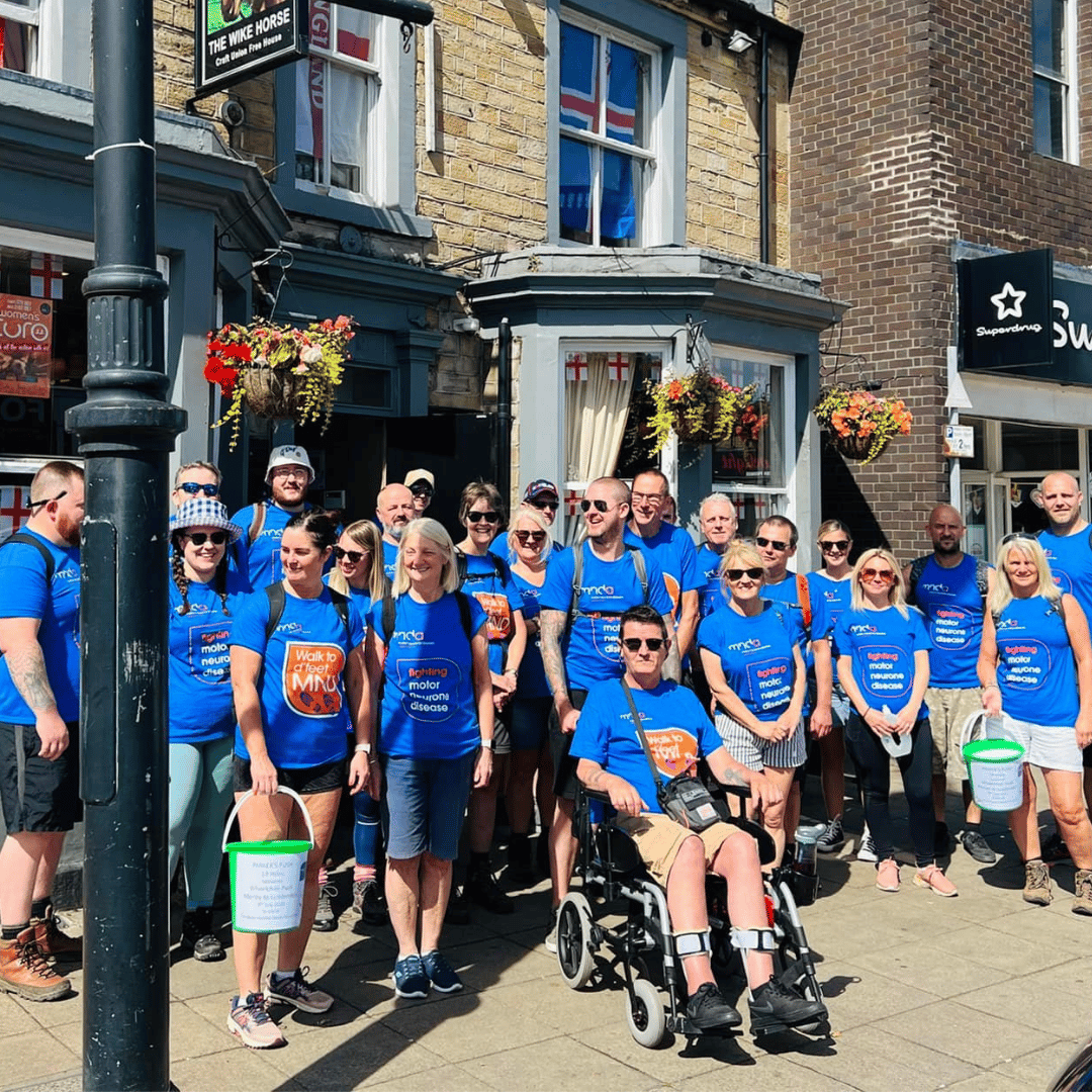 Charity fundraising walk at the Wike House