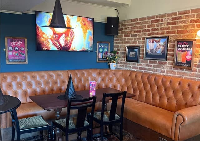 Pub seating booth