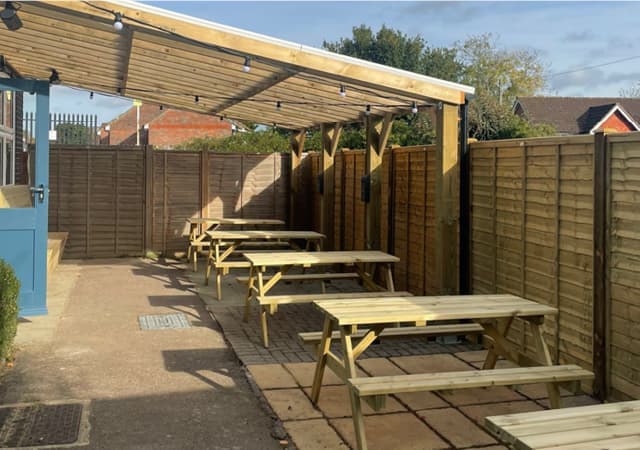 Outside seating