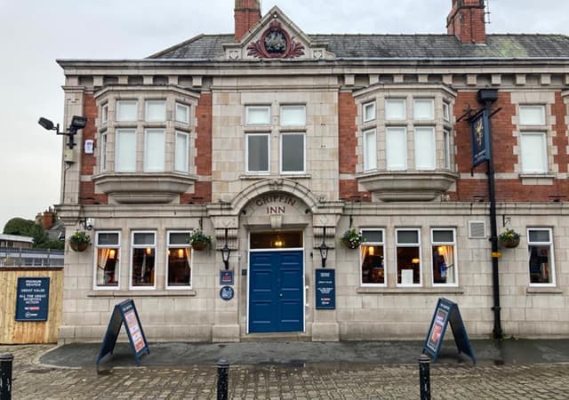 Outside of the pub