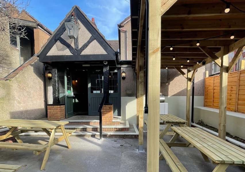 Pub beer garden