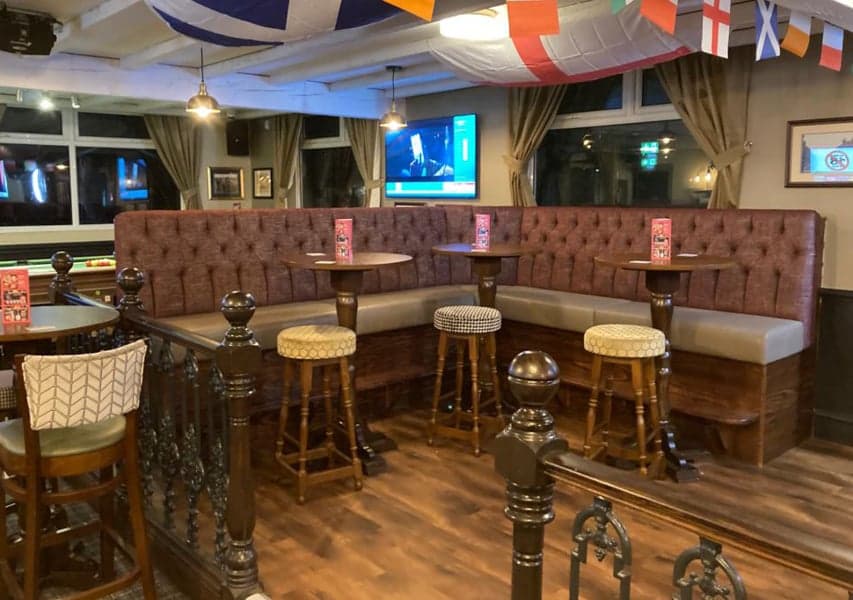 Corner Booth and Table