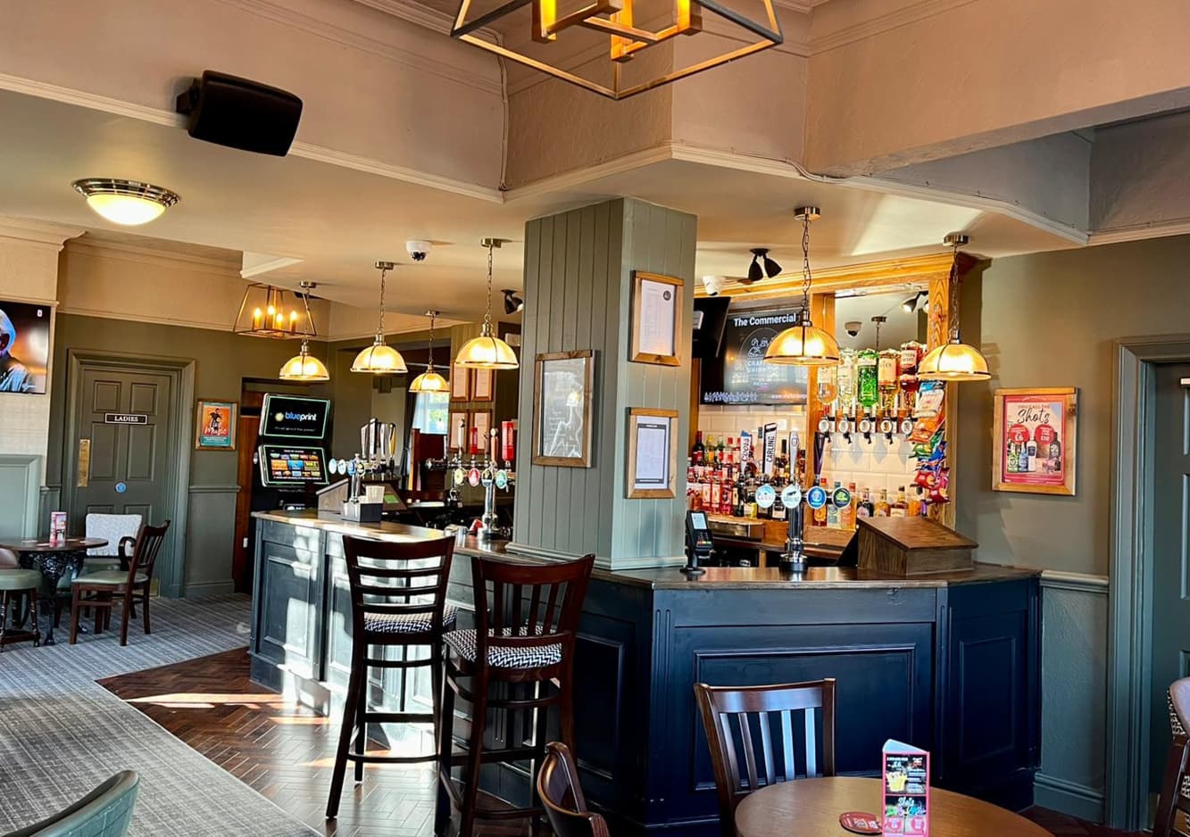 Inside the pub