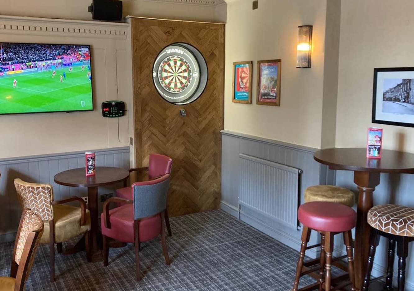 Darts area of the pub