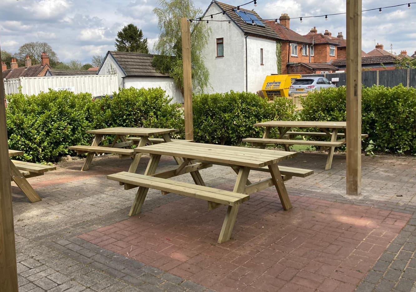 more outdoor seating