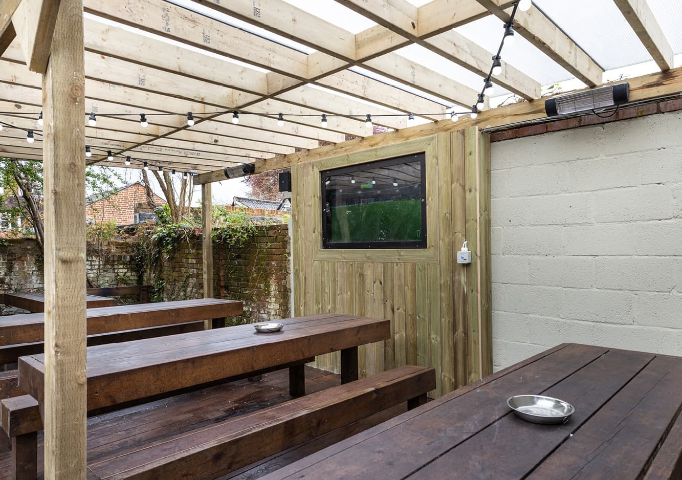Outside TV area