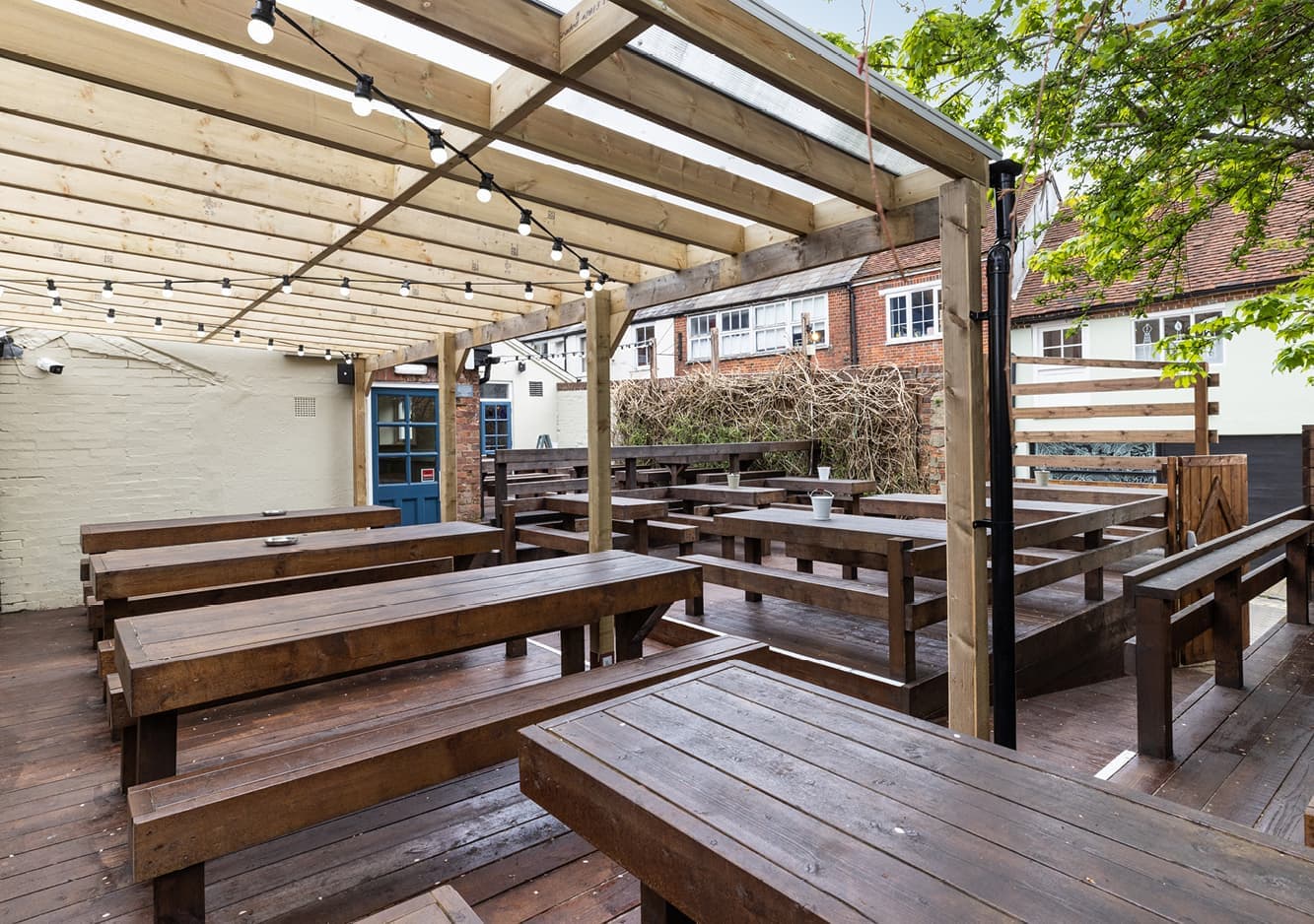 more outside seating