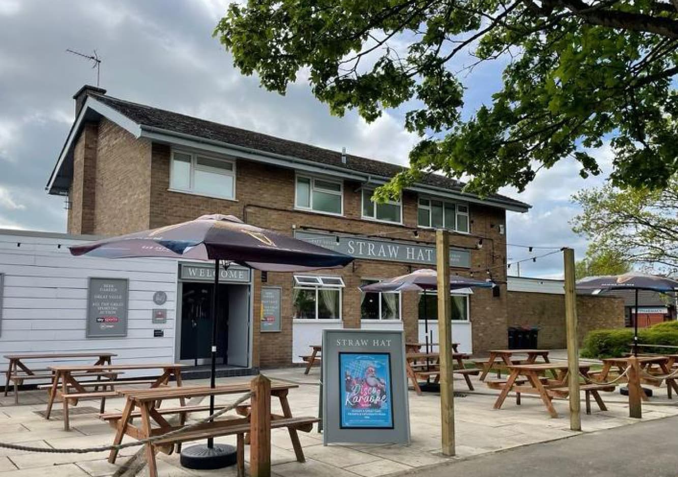 Outside of the Straw Hat Pub