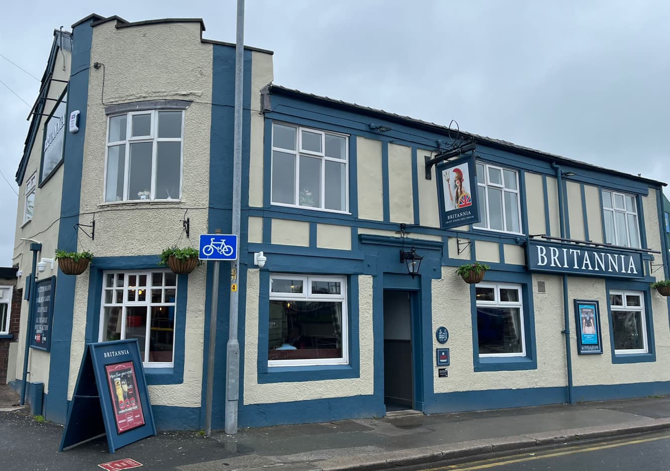 Britannia pub from the outside