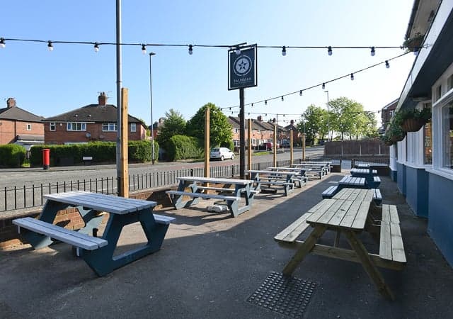 Talisman outdoor drinking area