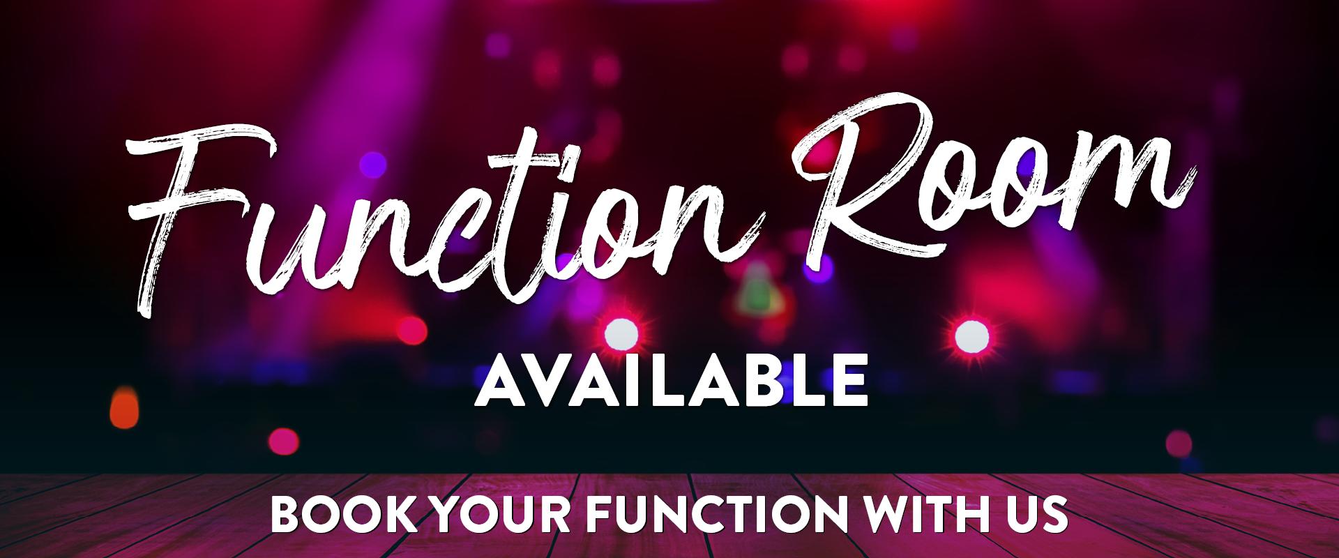 Function Room Available