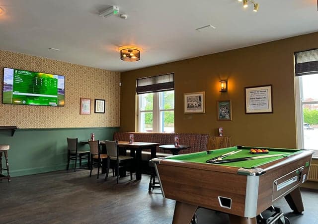 Pool Table and HD Screens