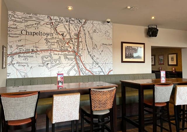 Inside the pub