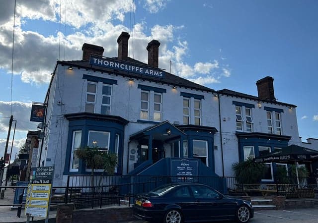 Thorncliffe Arms outside pub